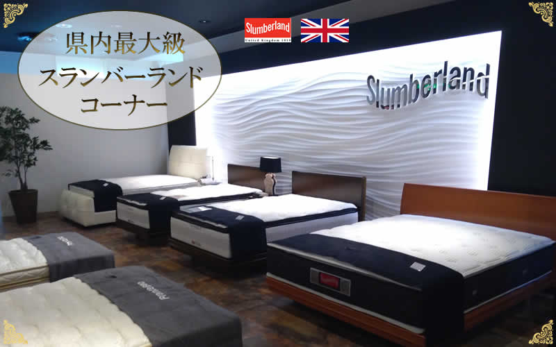 スランバーランド展示イメージ フランスベッド 静岡ショールーム