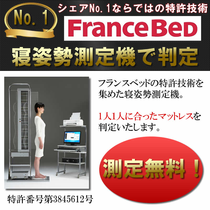 フランスベッド　寝姿勢測定器